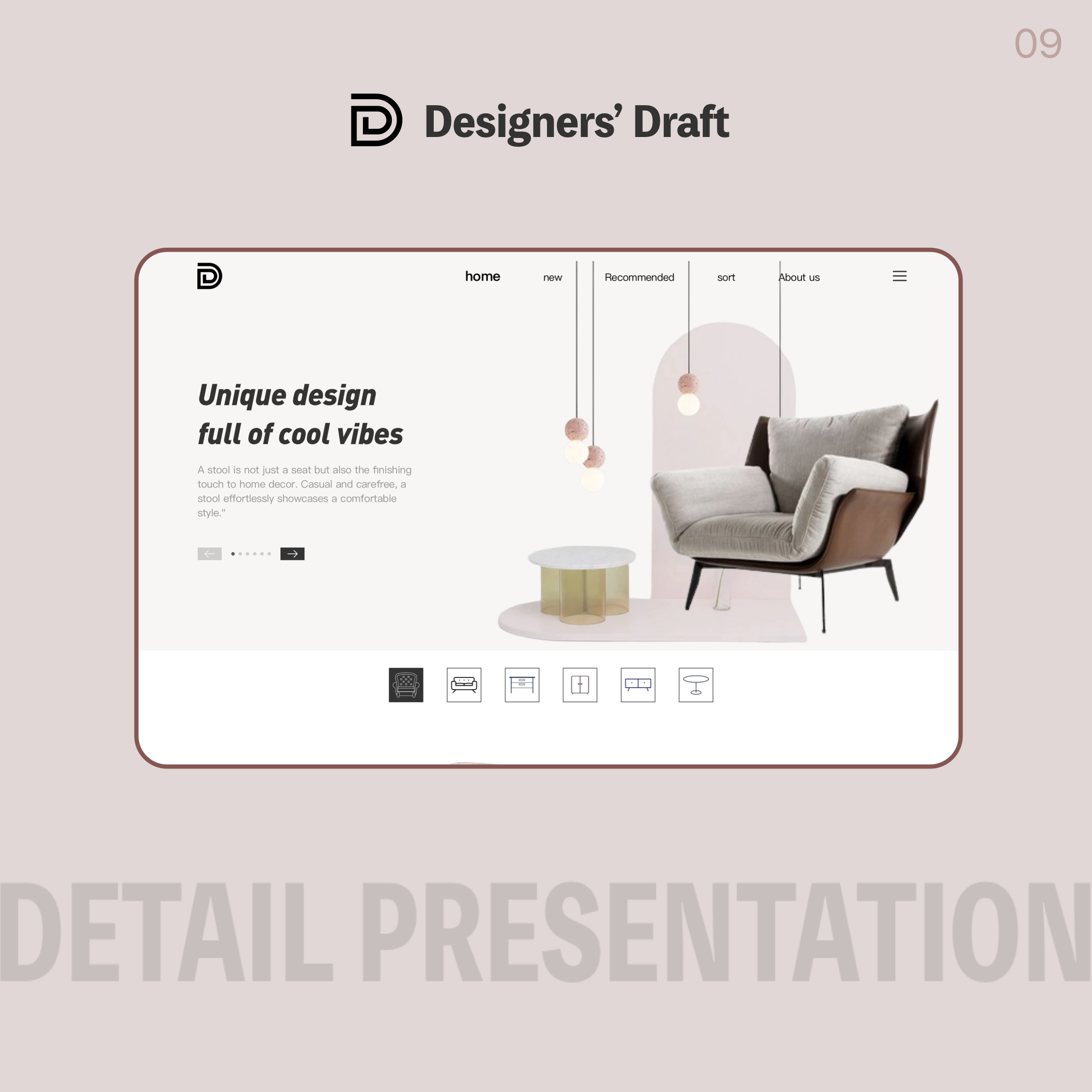 Visual from a landing page and brand refresh project