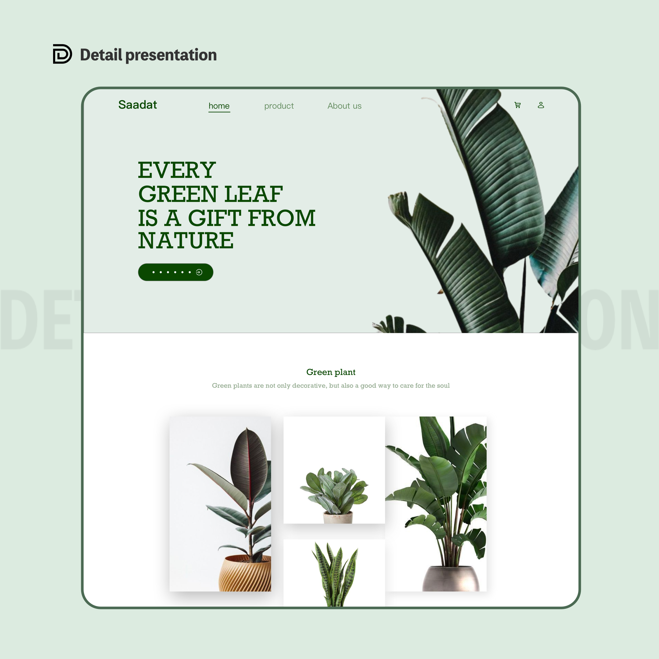 Organic growth visual for habit and retention-oriented UX