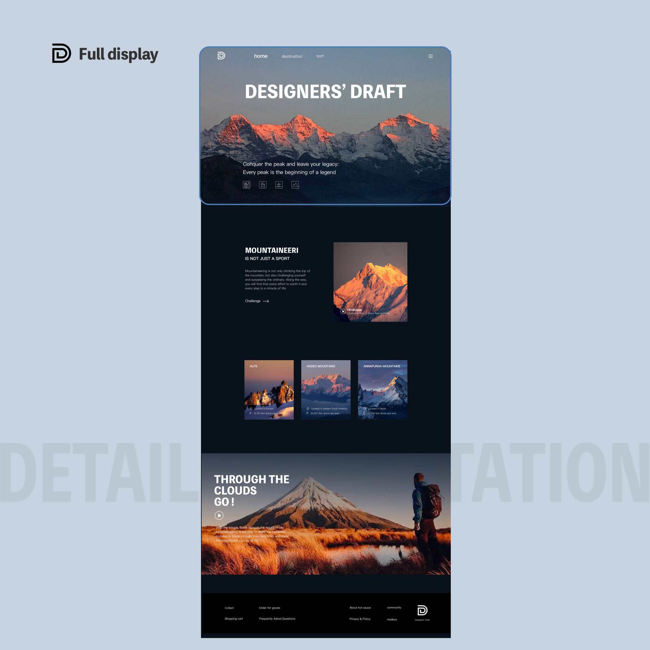 Campaign-style landscape visual representing breadth of web and content work